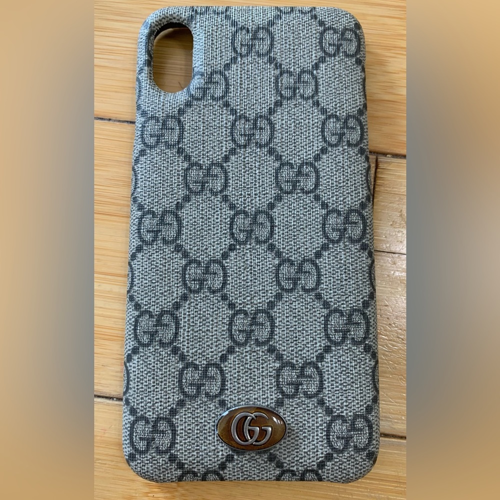 New Gucci phone case. Fits iPhone XS Max Plus. Protect your phone in style!